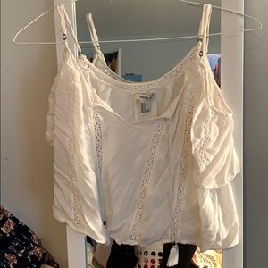 White forever 21 top